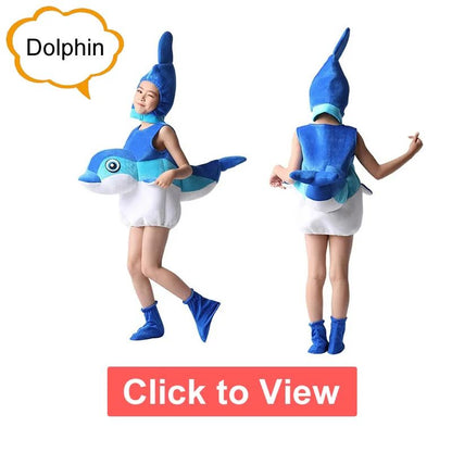 Sea Turtle Cosplay Costume Children‘s Marine animals Performance Clothing Set Hat Clothes Shoe Kids Anime Octopus Shark Dolphin