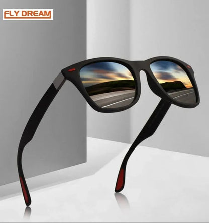 Polarized Sunglasses Unisex Rectangle Vintage Sunglasses Design Retro Sun Glasses Man Eyeglass Casual Goggles UV400 Eyewear