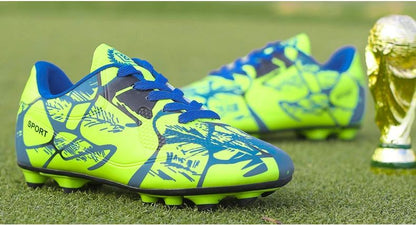 Professional Kids Soccer Shoes Men Original Football Shoes Indoor Society Cleats Football Field Boots TF/AG Fast Match Sneaker