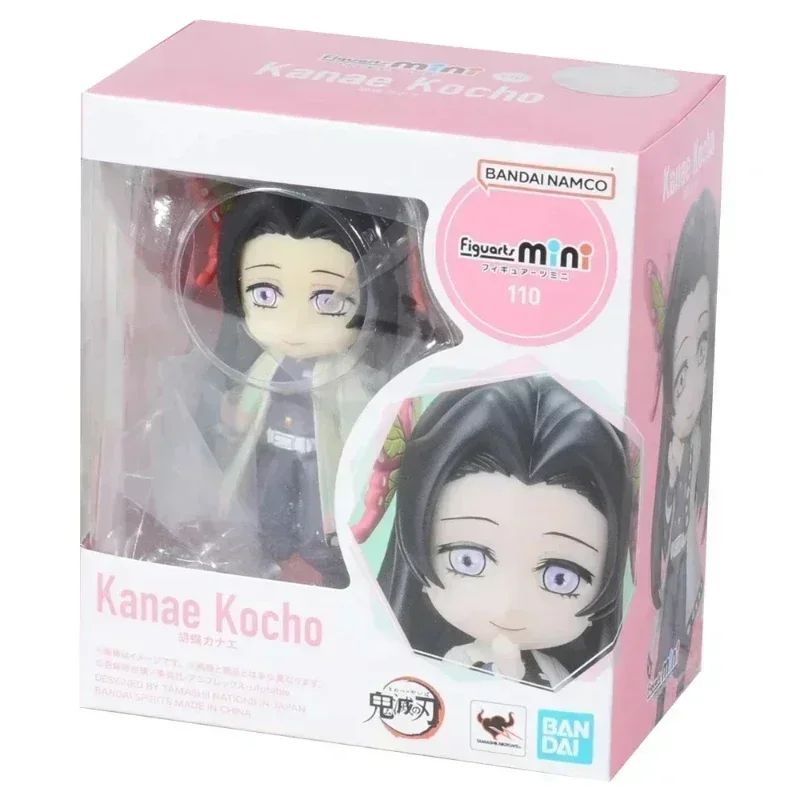 Em estoque Bandai Figuarts 100% original mini Demon Slayer Shinobu Kocho & Kamado Tanjirou Uzui Tengen Nezuko Anime Figure Toys WY