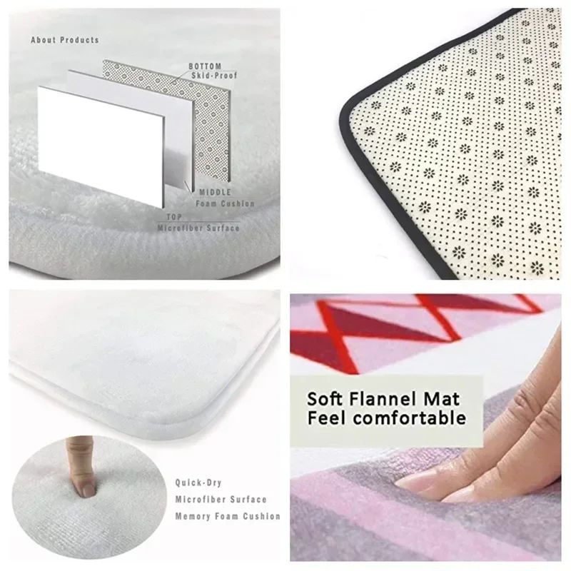 Custom Personalized Picture Carpet Add Your Photo LOGO Text Creative Pattern Washable Non-slip Rugs Are Available Variety Sizes