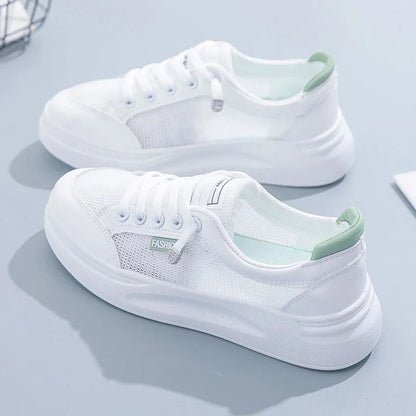 2024 White Tennis Athletic Woman Running Shoes Female Casual Sneaker Sports Comfortable Trend Loafers Skateboard Summer Leather