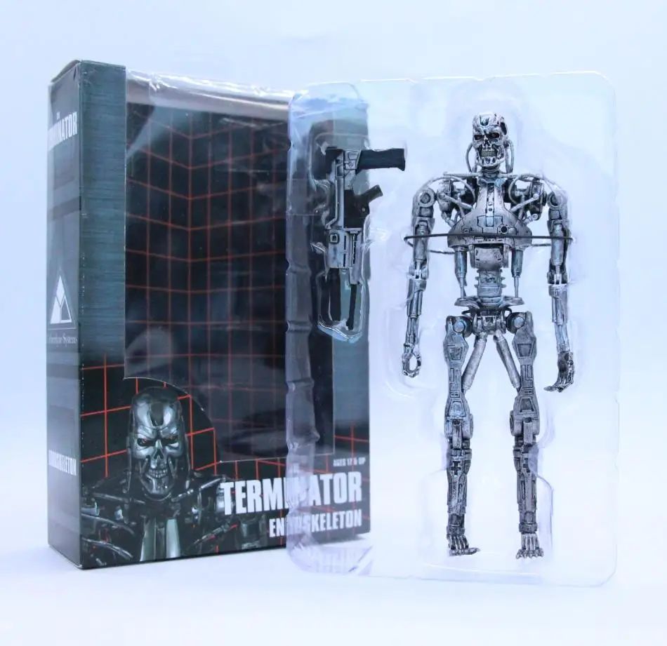 NECA Terminator T-800 Endoskeleton PVC Action Figure | In Stock Fast Ship Birthday Holiday Gift Decor