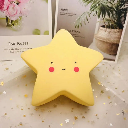 LED Mini Night Light Cartoon Fantasy Star Moon Bedside Light Baby Room Decoration Feeding Night Light Children Gift Toy
