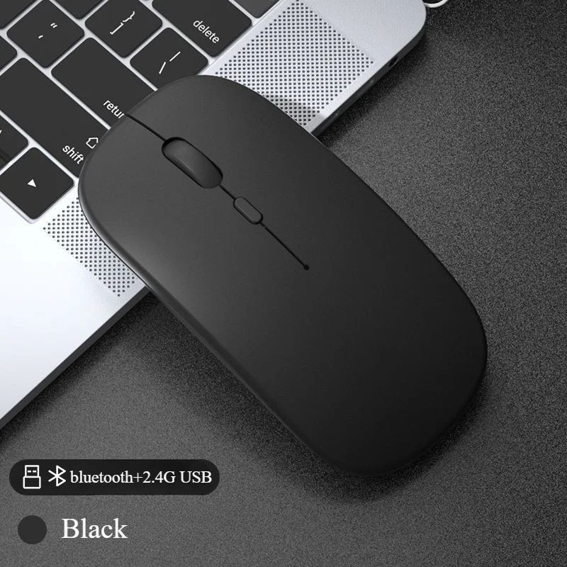 Mouse sem fio para notebook PC Bluetooth recarregável mouses de computador silenciosos mouse USB ergonômico para jogos para Xiaomi Pad