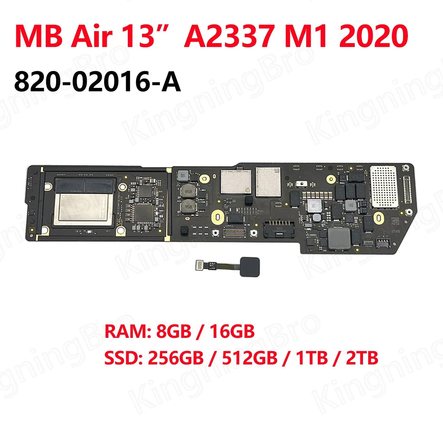 Placa-mãe A1932 Original Para Macbook Air 13" A1932 A2179 A2337 Placa Lógica 820-01521-A 820-01958-A 820-02016-A 2018 2019 2020
