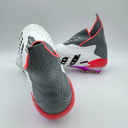 New Men Football Field Boots Professional Original Soccer Shoes Resistant Unisex Comfortable Ankle Cleats Football Shoes Outdoor