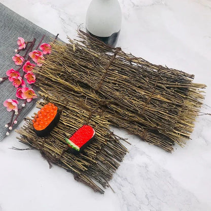 Bamboo Japanese Cuisine Sushi Boats Pine Creative Sushi Sashimi Platter Sushi Tools Cuisine Tableware Decoration Ornament