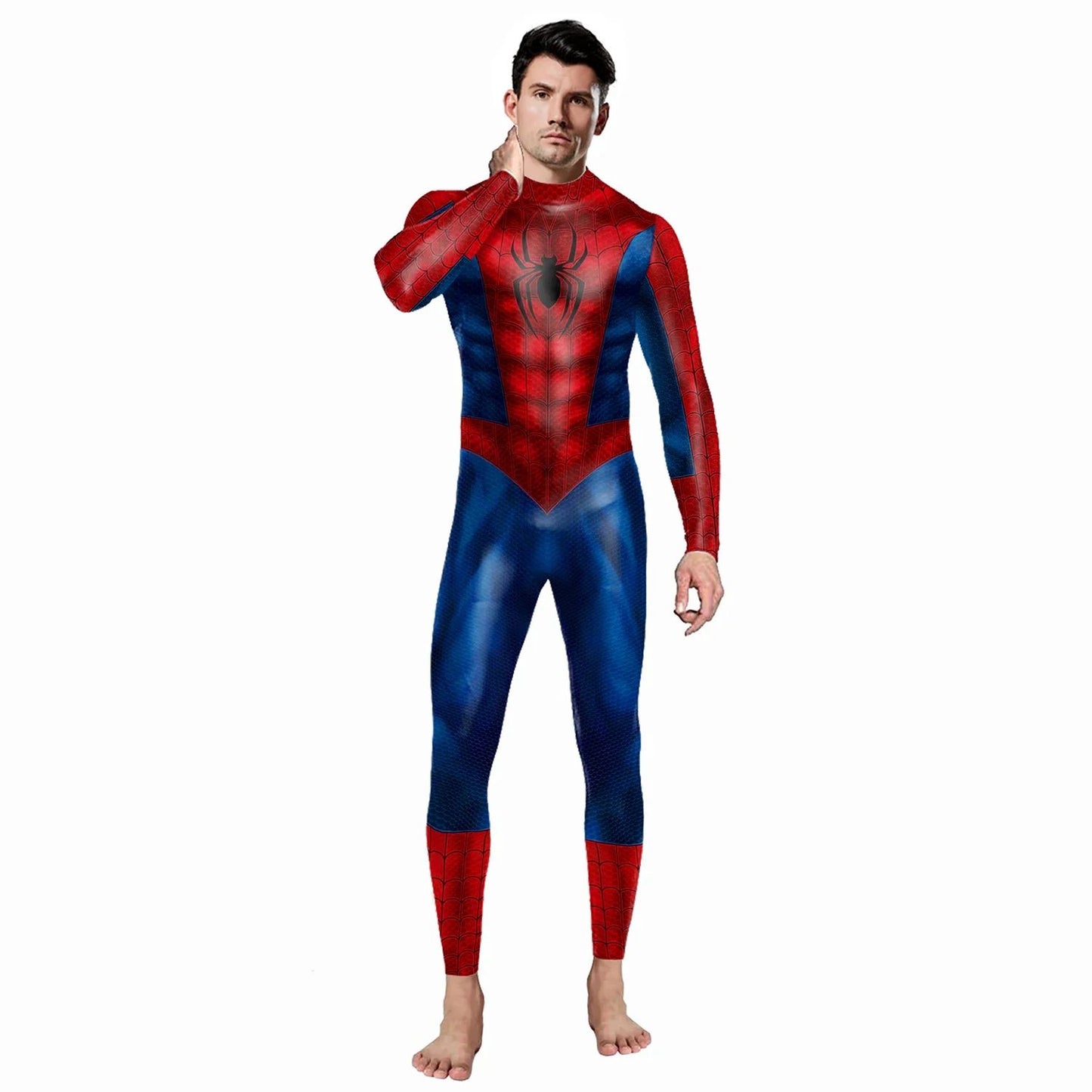 [You're My Secret] Superhero Men Movie Spider Cosplay Costumes Brazil Spain Carnival Party Zentai Bodysuits