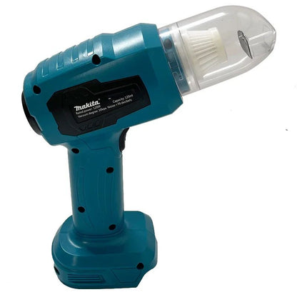 Aspirador de pó elétrico Makita com forte sucção, mini, sem fio, portátil, soprador para limpeza doméstica com 7 bicos para bateria 20V 18V