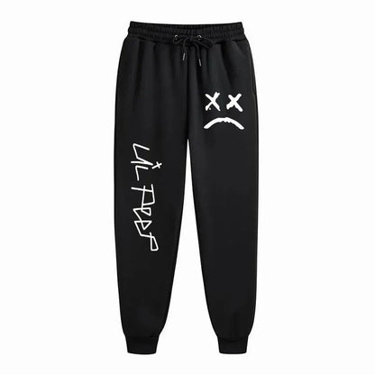 Calça de corrida estilo novo Lil Peep Cry Baby masculina, macia, para musculação, joggers, moletom, calças compridas, treinamento esportivo