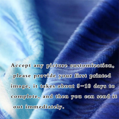 ?Tactical Rifle Print Flannel Blanket - Reversible Military-Inspired Design for Outdoor Enthusiasts Durable Warmth & Bold Style?