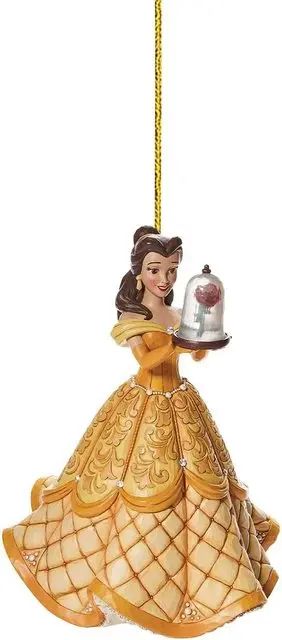 Decoração de Árvore de Natal, Arranjo de Festa de Fim de Ano, Artesanato Infantil de Natal, Brinquedo Infantil de Venda Quente Boneca Princesa Disney Pingente Ornamento Presente