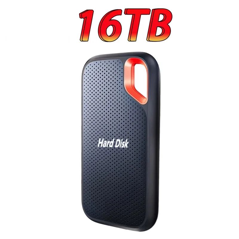 Portable SSD External Hard Drive 4TB USB3.2 Type-C External Storage Compatible with Laptop/PC/Mac Shockproof Plug&Play Hard Disk