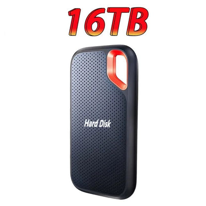 Portable SSD External Hard Drive 4TB USB3.2 Type-C External Storage Compatible with Laptop/PC/Mac Shockproof Plug&Play Hard Disk