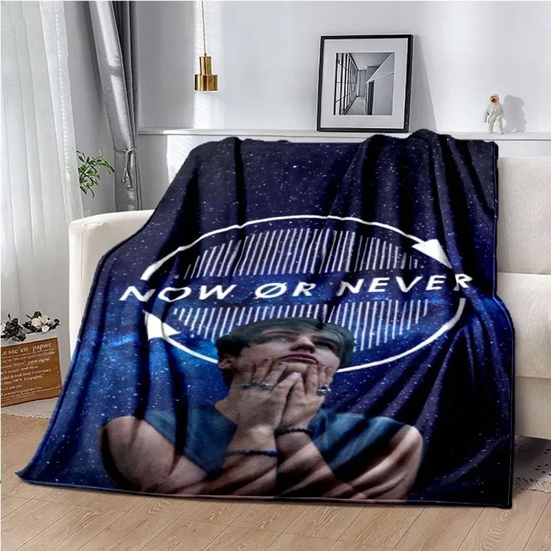 Manta Estampada Sam& Colby XPLR Manta de Sofá para Lazer Lençol de Casa Sofá Escritório Ar Condicionado Macia Viagem de Lazer Manta Personalizável