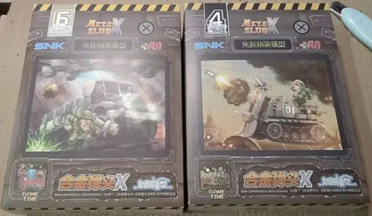 Em Estoque Metal Slug X Series Pequeno Modelo Montável Tanque Avião Caminhão Boneco Prisioneiro Modelo Brinquedos Presentes