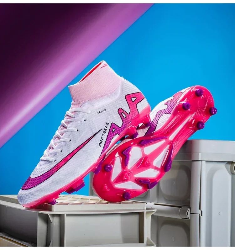 Men Football Shoes TF/FG Society Cleats Indoor Soccer Shoes Professional Football Field Boots Fast Unisex Sneaker Top Quality