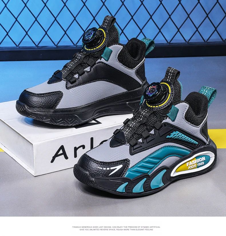 New Arrival Children Shoes Girls Boys Fashion Sneakers Comfortable Kids Sports Shoes Breathable Casual Leather Outdoor Shoe