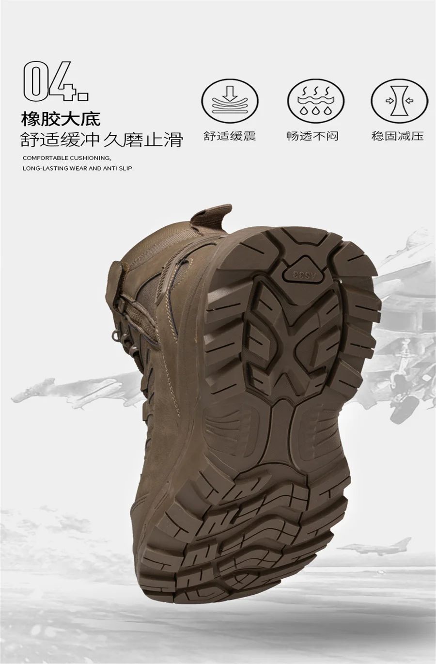 High Top Waterproof Men's Tactical Boots Hiking Shoes Large Size 47 Outdoor Sneakers Hiking Boots Non Slip Motorcycle Boots Men