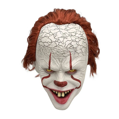 Horror  Mask Cosplay Scary Creepy Evil Demon Killers Latex Helmet Halloween Carnival Party Costume Props