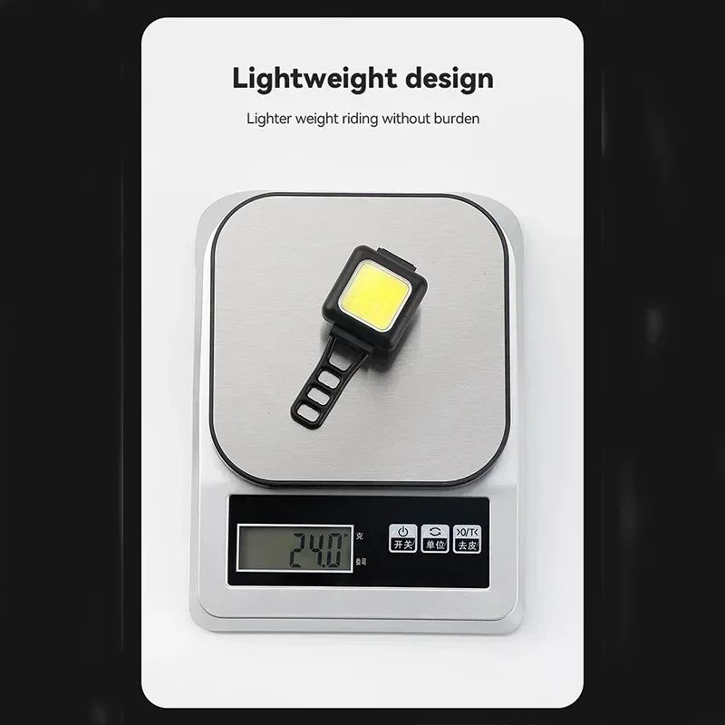 BUCKLOS Bike Light COB Front Rear Bicycle Lights LED Rechargeable Mountain Road Bicycle Lamp MTB Tail Light Cycling Flashlight