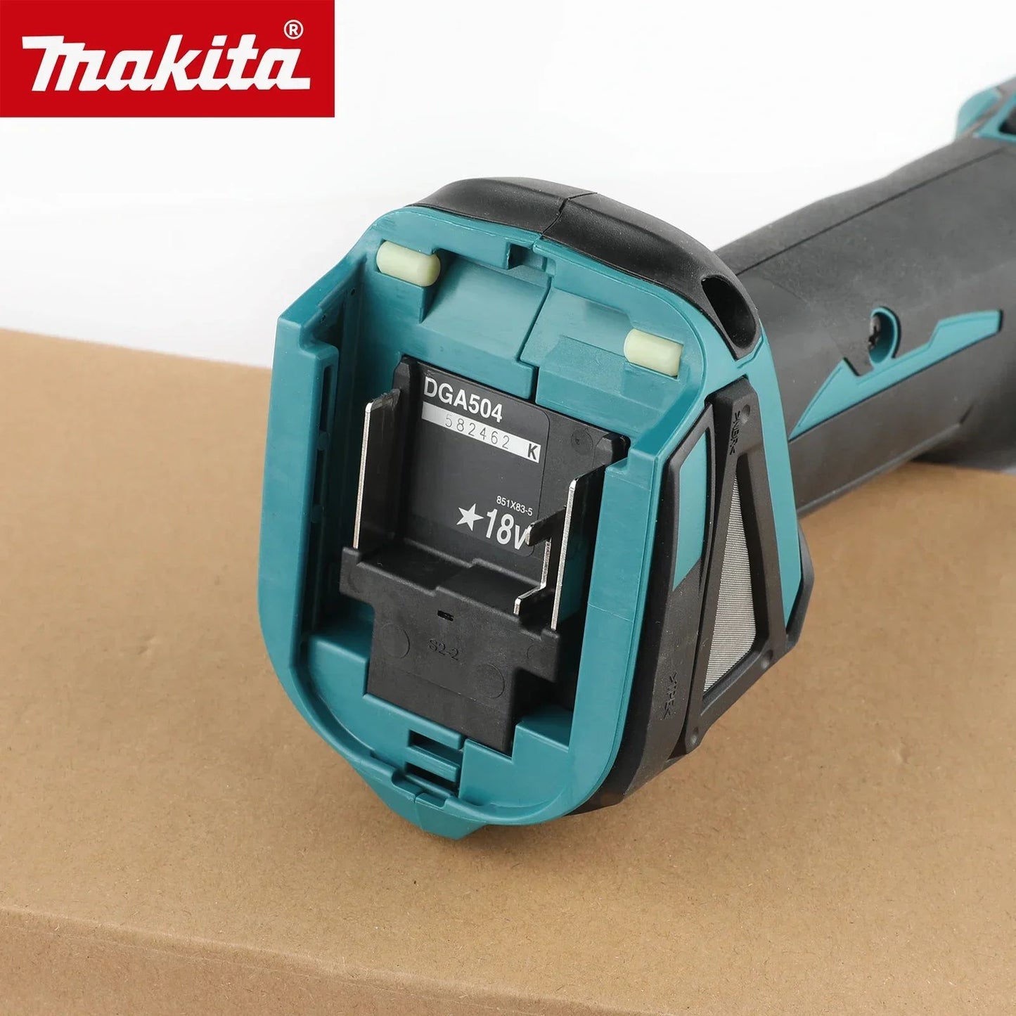 Makita DGA504 18V 6.0Ah 125mm Esmerilhadeira Angular de Lítio Recarregável sem Escovas Máquina de Corte de Alta Potência Máquina de Polimento