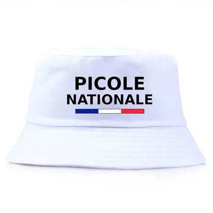 Summer Picole Nationale Bob Man Reversible Bucket Hat Women Cotton Fisherman Cap Unisex Outdoor Sport Sun Activities Panama