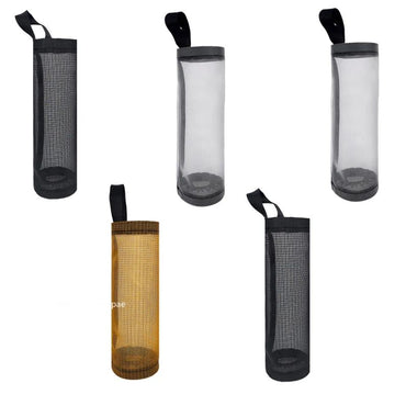 1-5PCS Kitchen Garbage Bag Storage Grocery Bag Holder Wall Mount Plastic Bag Holder Dispenser Hanging Storage Garbage Organizer