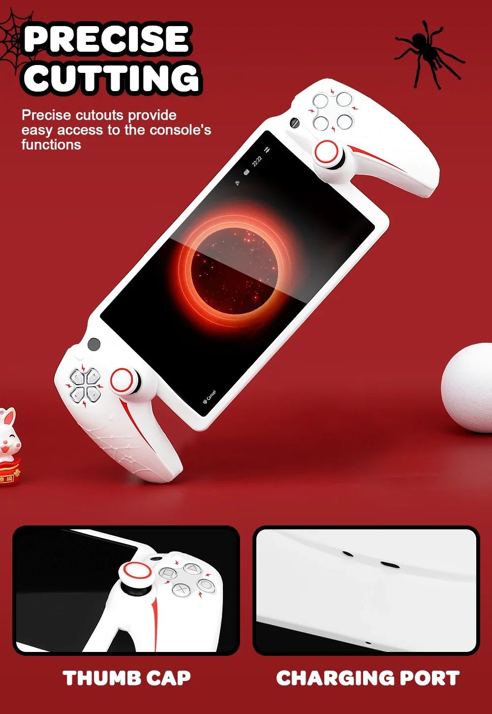 Replacement For PS 5 Portable PS5 Front Back Plates Case Limited Silicone Faceplate for PS Portal Shell Cover Accessories