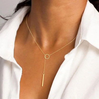 Colar Feminino de Prata Esterlina 925 com Três Camadas, Redondo, Corrente Snake Simples, Charm com Bola, Presente para Festa, Joia Exquisita Feminina