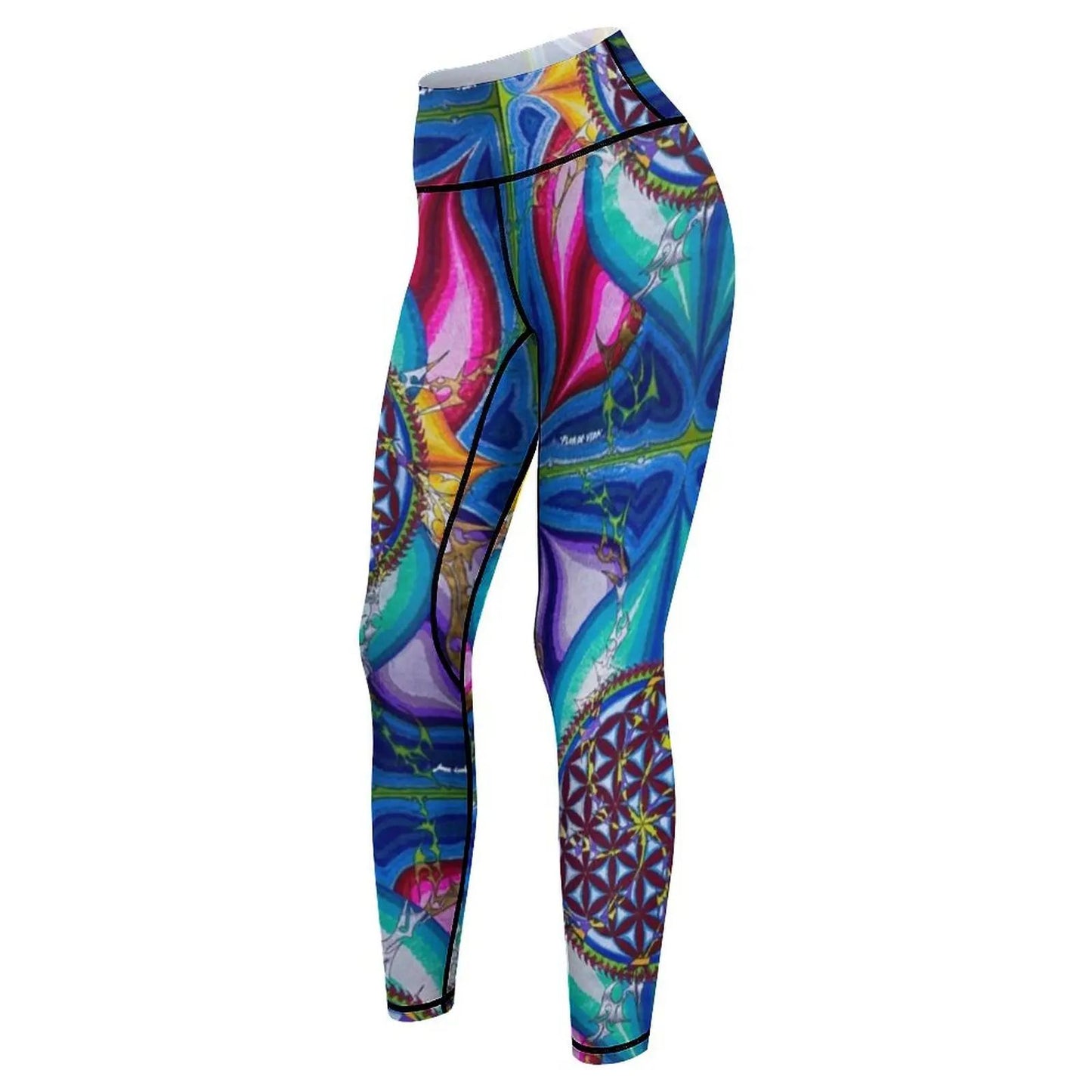 Flor De Vida Leggings Women's trousers Golf wear Women sportwear Sports pants woman Womens Leggings