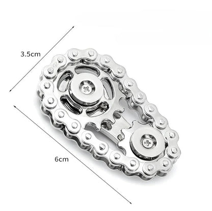Metal Fidget Spinner Brinquedo de Escritório para Alívio do Estresse Engrenagens Girador de Mão para Adultos decoração de mesa decoração para casa Aliviar o estresse relaxar