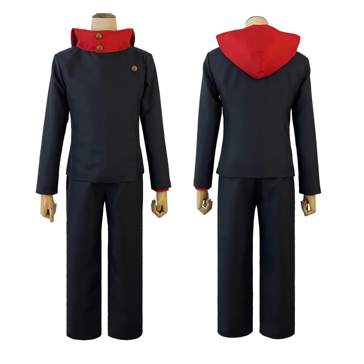 Halloween Holoun Jujutsu Jjk Manga Anime Itadori Yuji Cosplay Kostuum Pruik Jasje Broek Uniform Rose Net Synthetische