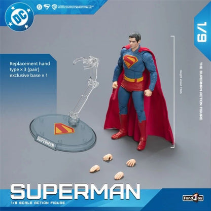 Fondjoy Novo Superman Lex Luthor 1/9 Boneco de Ação Versão Filme DC Novo Boneco Superman de Gunn Enfeites para Brinquedos e Presentes para Meninos