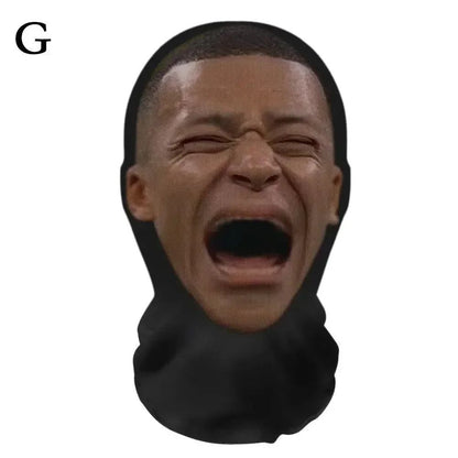 3D Printed Celebrity Realistic Face Mask Stretch Mesh Full Face Mask Men Role Play Headdress Hip Hop Balaclava Cosplay Mask