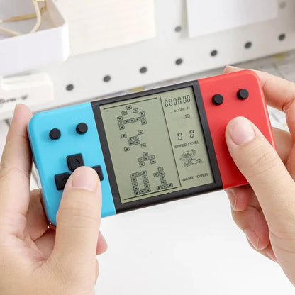 Pocket Tetris Handheld Game Console Retro Electronic Game Player Portable Stress Relief Toy