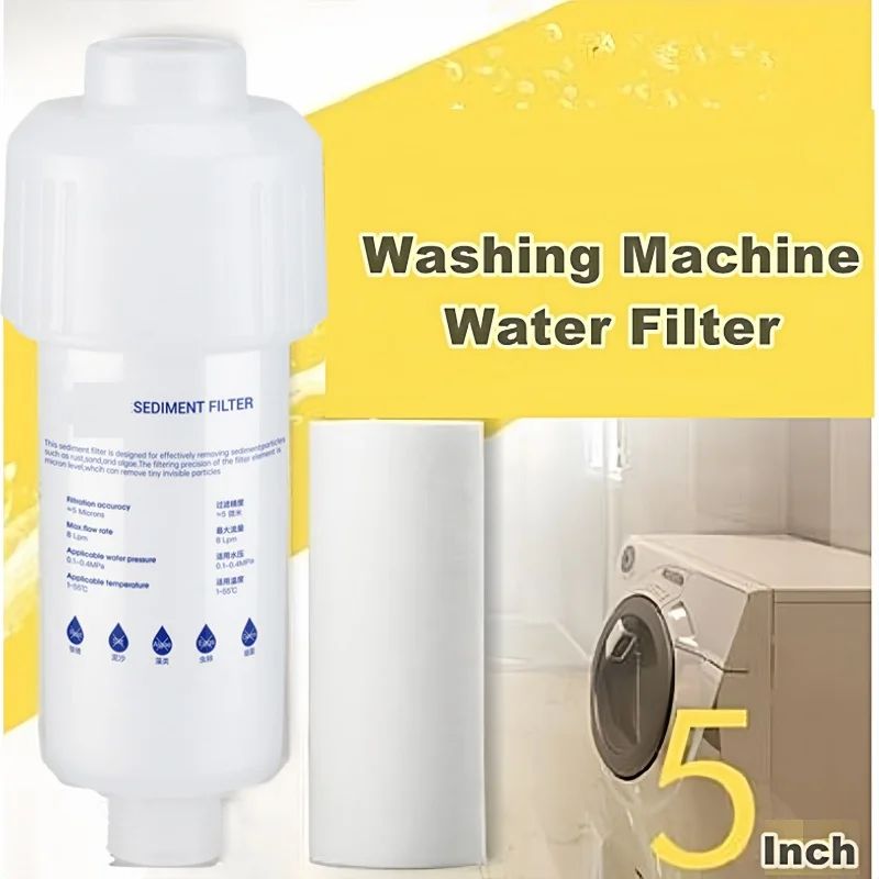 Pre-Filter Water Filter PP Cotton Filter Cartridge Removal Heavy Metal Purifier household Washing Machine Shower Water Filter