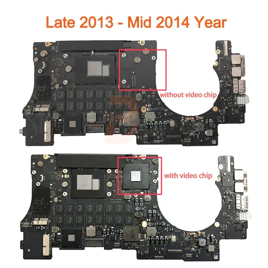 Placa Lógica Original para MacBook Pro Retina 15" A1398 Placa-Mãe i7 8GB 16GB Anos 2012 2013 2014 2015