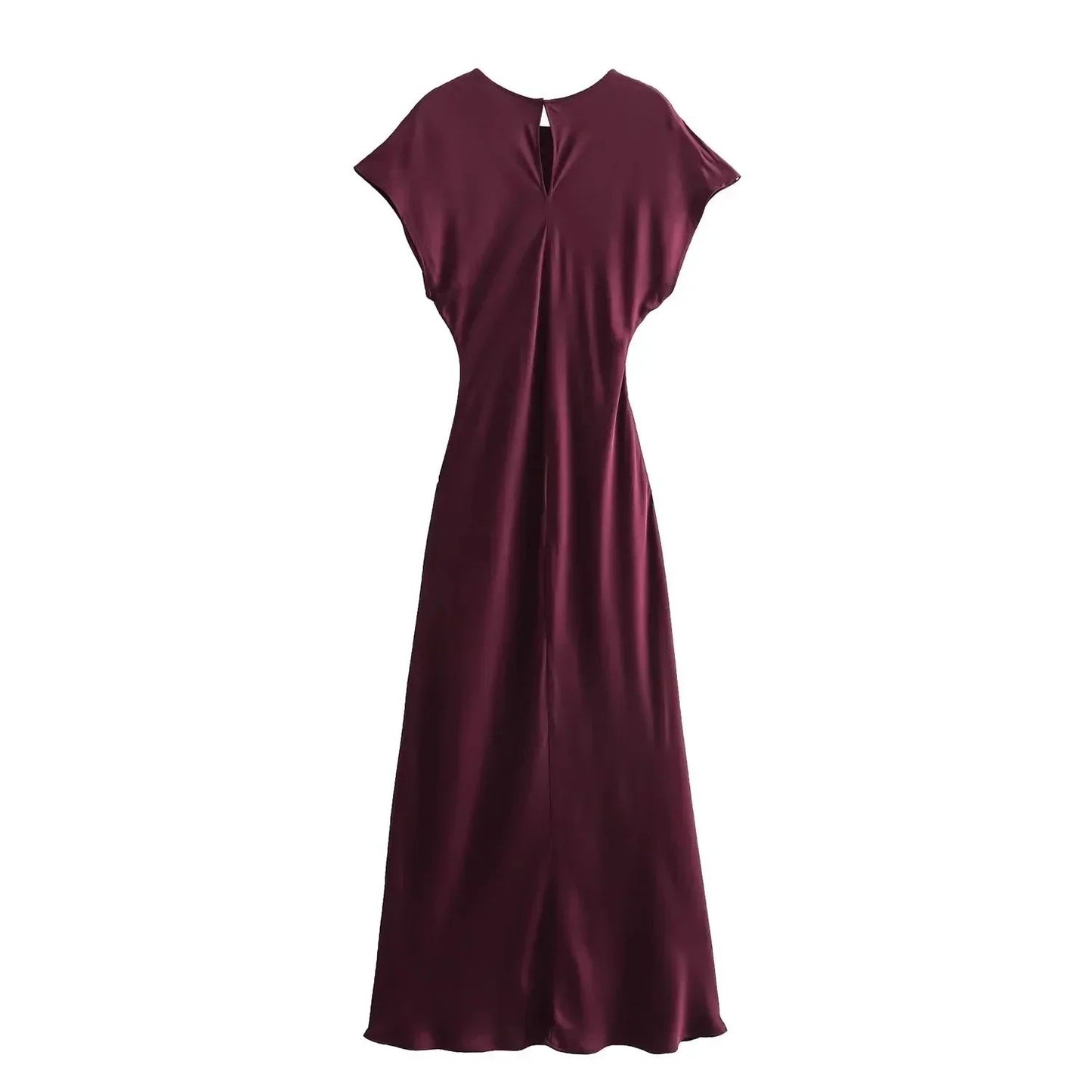 TRAFSHE Midi Satin Dress Woman Long Dresses For Women Chic And Elegant Evening D