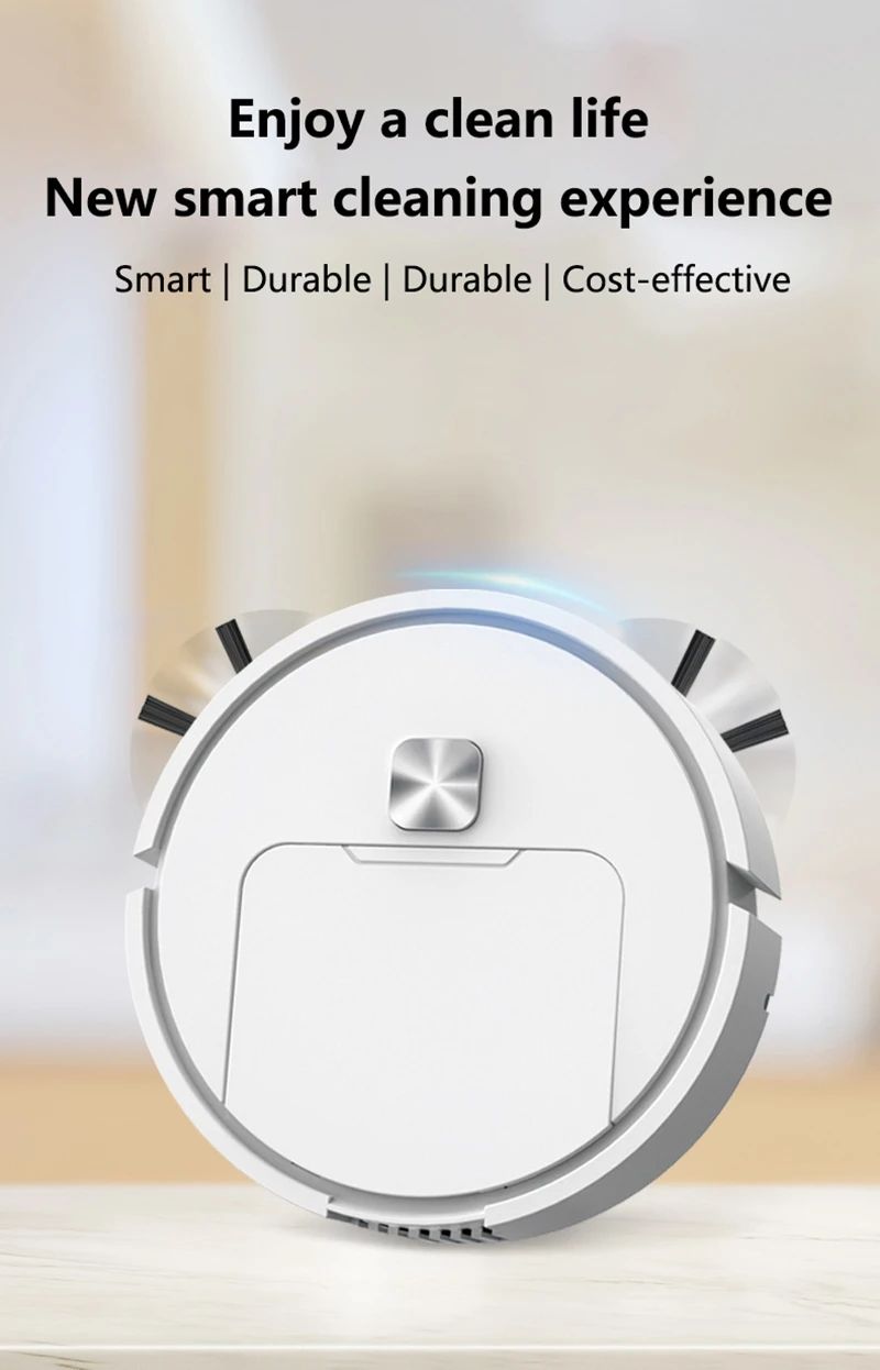Xiaomi 3 in 1 Mini Intelligent Sweeping Robot Suction Sweeping Mopping Household Use Small Appliances Ultra-thin Cleaner