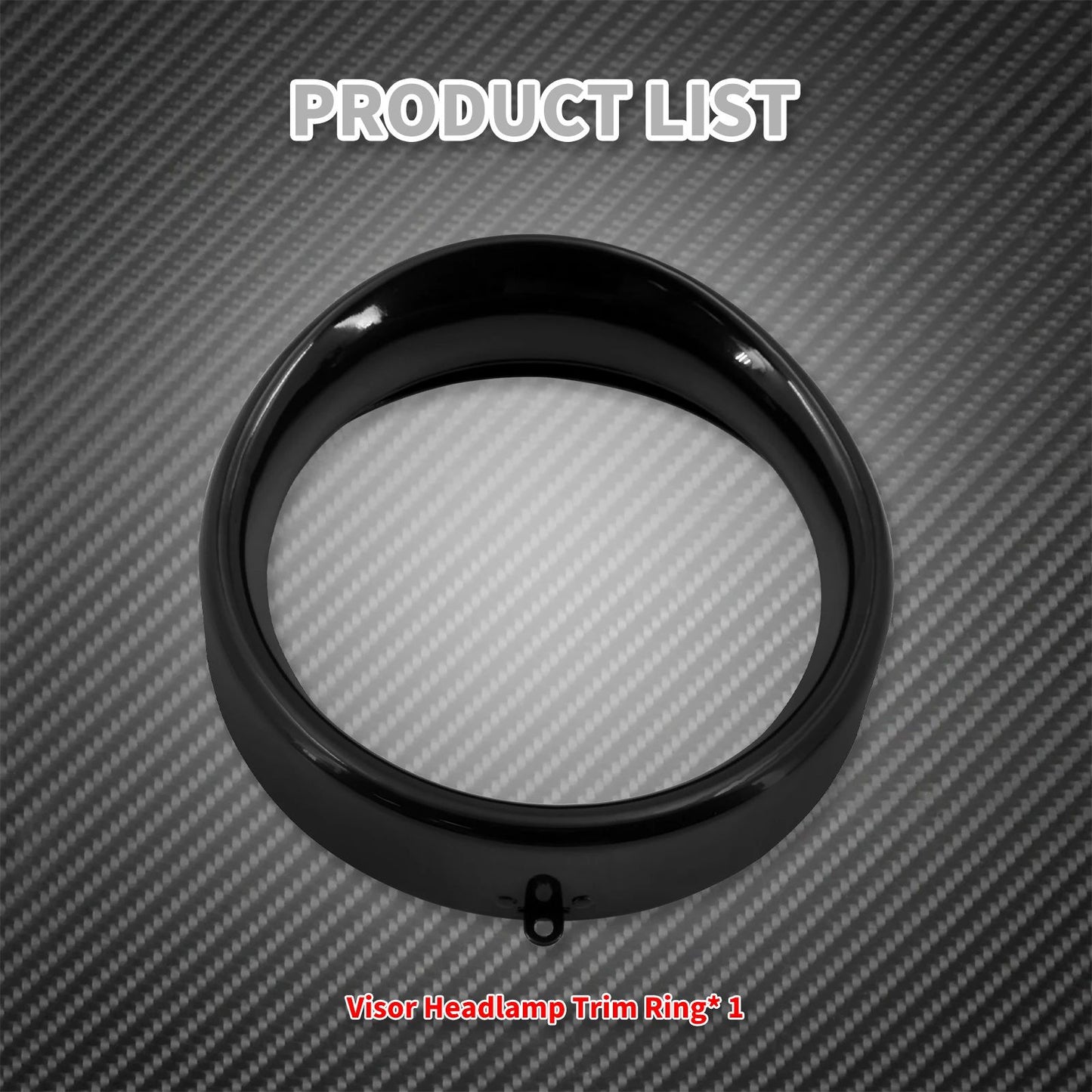 Moldura do Visor da Motocicleta Aro do Farol Anel de Acabamento Capa do Farol de LED Para Harley Softail Fat Boy FLSTC FLST FLSTFB 1994-2017 FLRT 15-Up