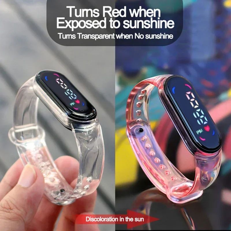 Mario Bros Children's Watches Action Figures Luigi Princess Peach Yoshi Bowser kids Sport Wristband Waterproof Digital Watch Toy