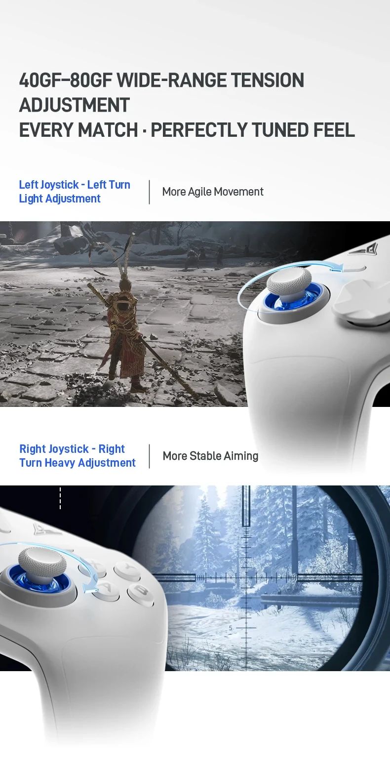 Direwolf 4 Series Arknights:Endfield Gamepad Perlica Joystick Force Adjustment Wireless Anime Game Controller for PC Switch
