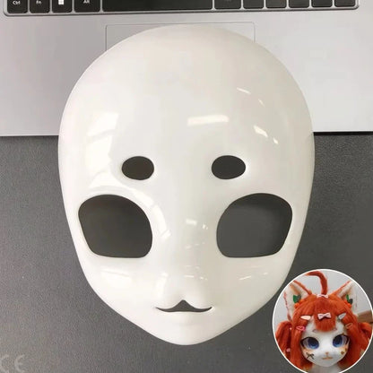 QQ Beast Head Skull Mask Cosplay Animal Kigurumi Base Skull Mask, Animal Cat Head for Cosplay Fursuit, Halloween Costume Prop An