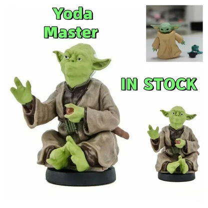 Lançamento 2026 Estátua Exclusiva Star Wars Mestre YODA 8cm Colecionável Brinquedo - Mais Vendido