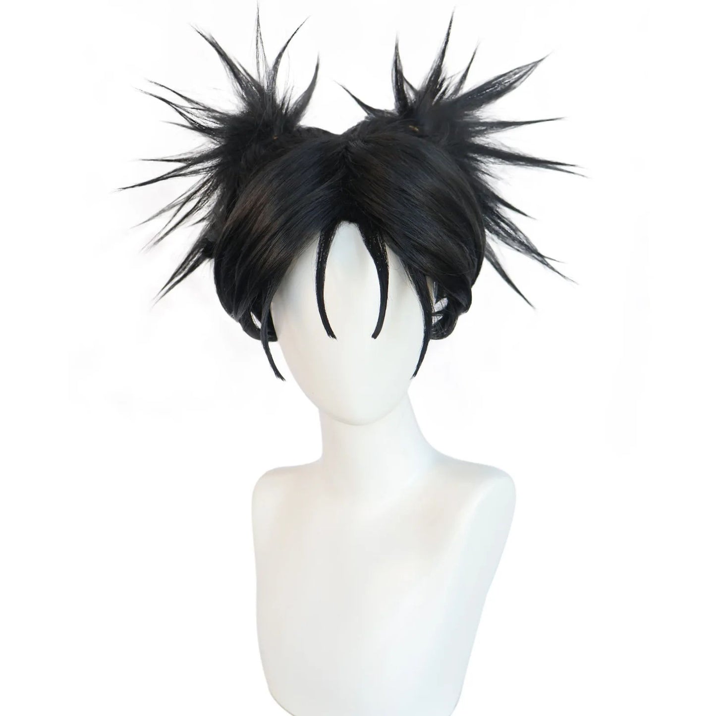 Jujutsu JJK Manga Choso Cosplay Wig Anime Jujutsu Kaisen Black Double Ponytail Hair Sticker Itadori Yuji Halloween Wig Women Men