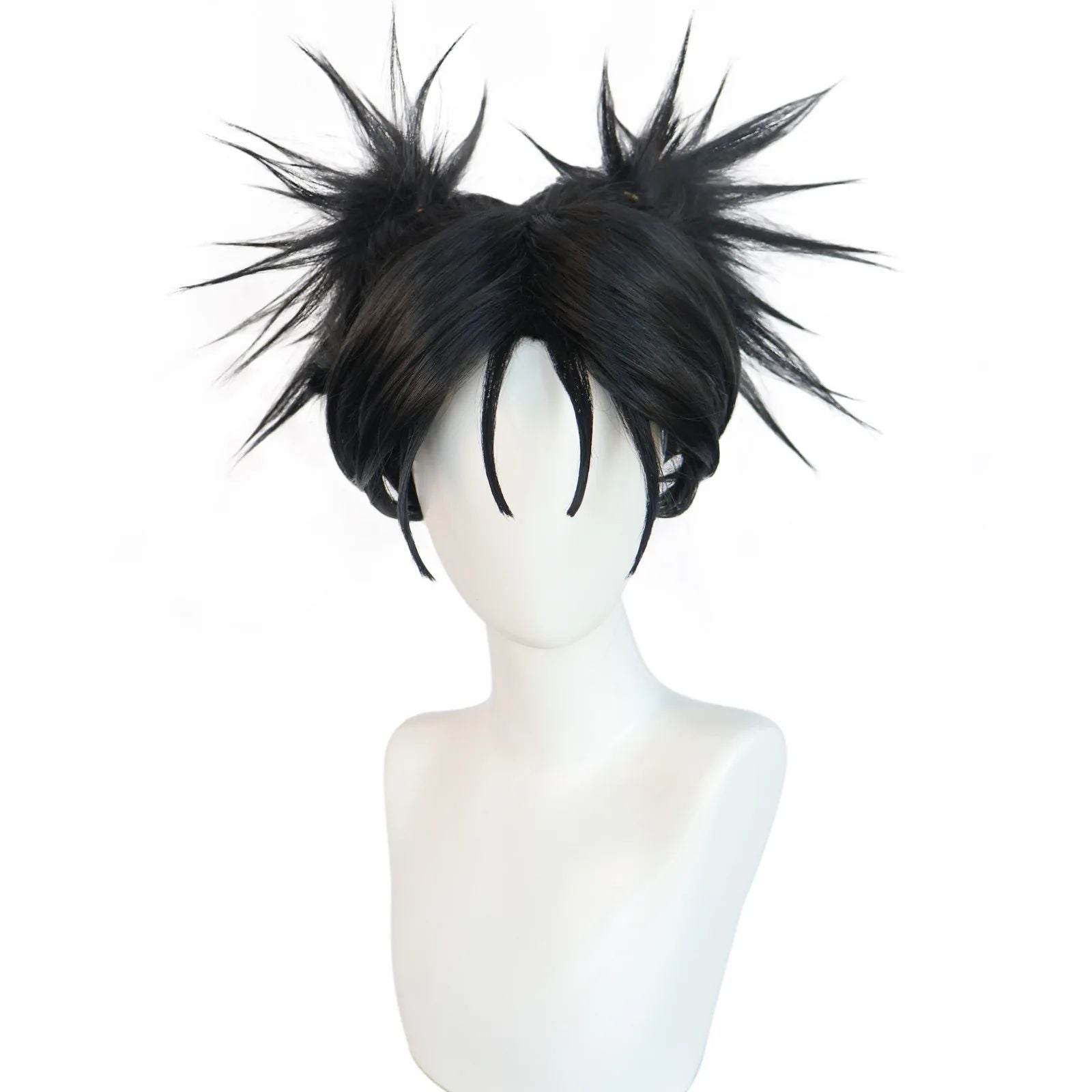 Jujutsu JJK Manga Choso Cosplay Wig Anime Jujutsu Kaisen Black Double Ponytail Hair Sticker Itadori Yuji Halloween Wig Women Men