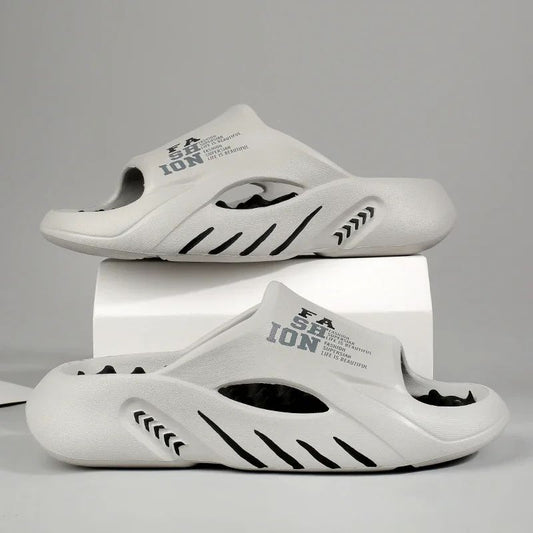 New Summer Man Massage Slippers 2023 Indoor Outdoor Sandals Beach Casual Shoes Soft Bottom Slippers Male Flip Flops Mens Sandals