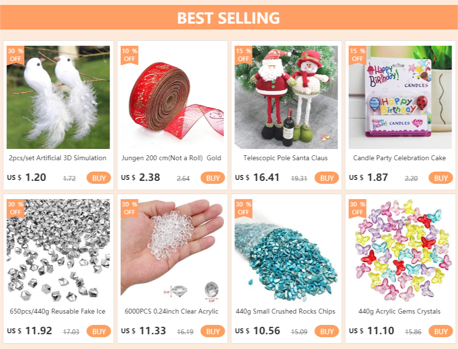 30cm Christmas Decoration Cartoon Fabrics Santa Claus Market Showcase Decor